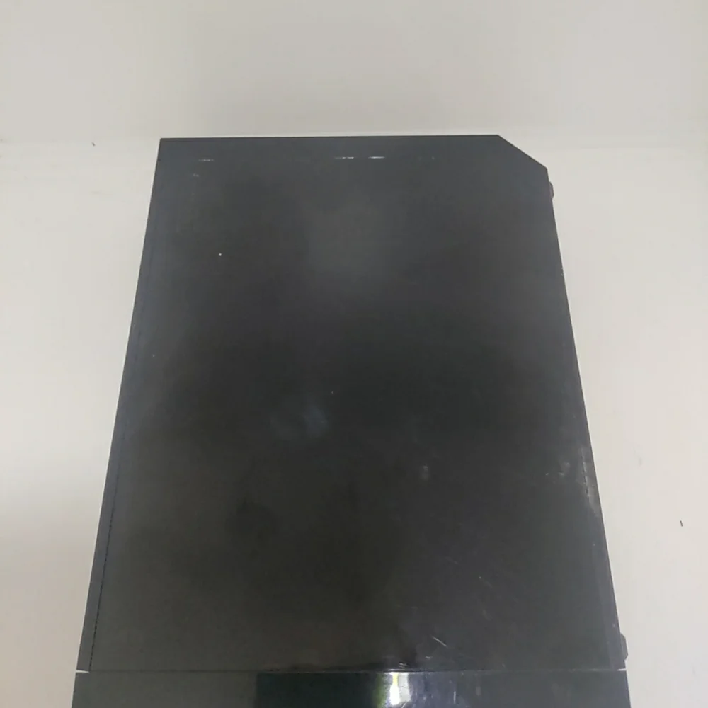 Nintendo Wii Black Console with AV cord, plug and bar used.. Tested the Nintendo